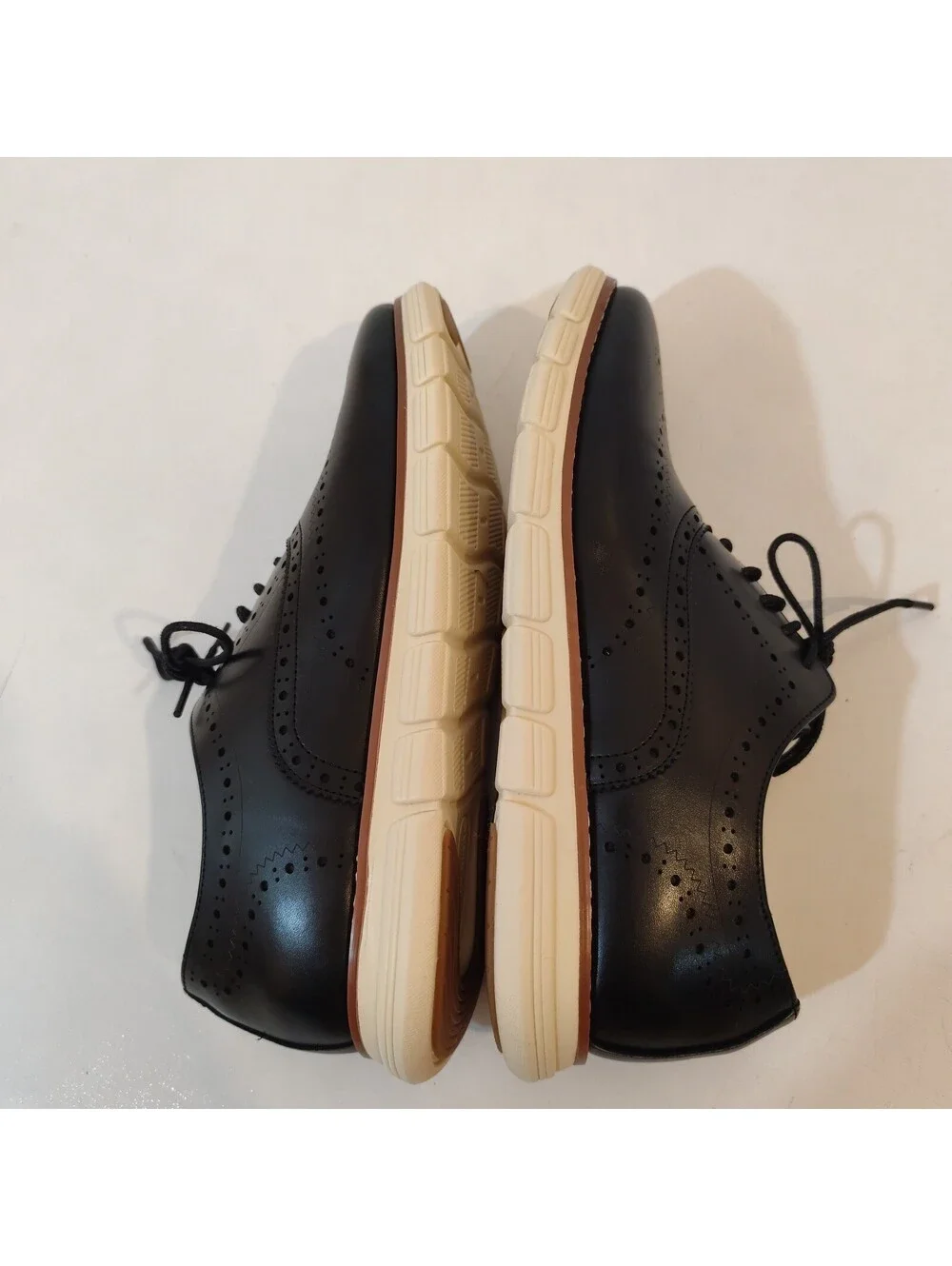 Bruno Marc New York Grandwing Mens black Oxford Dress Sneaker Shoe Size 9